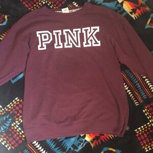 PINK Victoria's Secret Purple Crewneck Sweater
